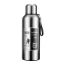 IPRee Large Capacity 1000ml/2000ml Cold Thermal Thermos Tumbler Stainless Steel Insulated Tea Coffee Water Bottle Insulation Flask Pot Travel Mug