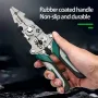 IPRee Foldable Wire Stripper Multi-Function Crimping Pliers Pulley Design Electrician Wire Splitter Winding Tool for Cable Management