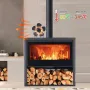 Energy Saving Fireplace 5 Blade Fireplace Quiet Safe Heat Powered Stove Fan Log Wood Burner Eco Friendly Fan-DY575J