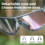 ROCKBROS SP350 Photochromic Cycling Goggles Anti-Fog HD Large-frame Lens Outdoor Sports UV400 Protection Sunglasses