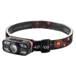Mini Rechargeable LED Headlight Powerful Inductive Head Lamp White and Red Light Outdoor Camping Fishing Emergency Working Lamp