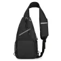 IPRee Waterproof Single Chest Shoulder Bag, Multi Purpose Large Capacity Crossbody Bag for Men Women, Suitable for Outdoor Travel Work