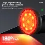 LEADBIKE LD93-LS Smart Brake Sensor Laser Bike Taillight 180° Large Floodlight 500mAh Battery 5 Light Modes Type-C Rechargeable IPX5 Waterproof Wear-resistant Bicycle Rear Light for Night Cycling