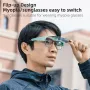 WEST BIKING Flip Up Polarized Cycling Glasses Lightweight HD Sunglasses Fit Over Myopia Bike Riding Driving Goggles Outdoor Travel Fishing Eyewear