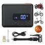 LAOTIE Z11 130PSI Mini Electric Pump - Ultra-Light Portable Air Compressor with LED & Auto-Stop for Road Bikes, MTBs, E-Bikes, Scooters, Balls & More