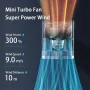 IPRee Portable Handheld Fan 1-100 Speeds Adjustable Turbo Mini Fan with LED Display Rechargeable Ice Cooling Metal Shell Personal Fan