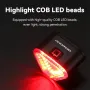 BENGGUO 500LM Bicycle Headlight Mini Portable Taillight Type-C Charging Waterproof Bike Light Set for MTB Outdoor Night Cycling Safety