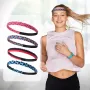 AOLIKES Weave Elastic Yoga Sweatband For Women Men Running Hair Bands Fitness Sweat Bands Sport Silicone antiskid Headband