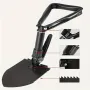 IPRee Outdoor Folding Shovel Steel Multifunctional Camping Tool Survival Shovel With Storage Bag For Outdoor Adventures