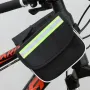 Bike Front Frame Bag Large Capacity Waterproof Bicycle Storage Basket