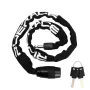 RIDERACE Bike Chain Lock Portable High Security Anti-Theft Bicycle Lock with 2 Keys for Bicycle Electric Scooter Motorcycle