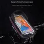 ESLNF Sensitive Touchscreen 8'' Phone Holder Bike Bag Upgraded Sun Visor Hard Shell Waterproof Handlebar Bag Lightweight Large Capacity Cycling Bag