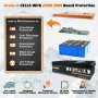 [US Direct] Cloudenergy 24V 300Ah LiFePO4 Battery Pack Backup Power 7680Wh 2560W Energy 6000+ Cycles Built-in 200A BMS Support in Series/Parallel, Perfect for Replacing Most of Backup Power, RV, Boats, Solar, Trolling motor, Off-Grid CL24-300