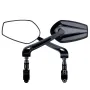 XANES 1 Pair HD View MTB Road Bike Mirrors 360° Adjustable Handlebar Rearview Mirror for Bicycle Motorcycle Accessories Rear Mirror