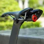 ROCKBROS WR05 100LM Smart Smart Brake Bicycle Taillight 7 Lighting Modes USB Charging 500mAH Bike Rear Light for Outdoor Night Warning Safe Cycling