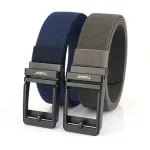TUSHI Metal Automatic Buckle Rigid Tactical Belt Wear Resistant Thickened Pistol Belt for Men Outdoor Shooting Training Adjustable Waistband