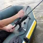 Fishing Rod Mount Rack Universal Rod Holder Angle Adjustment Universal Fishing Rod Rack, Plastic Lightweight Portable Wear Resistant Yacht Boat for Kayak Canoe
