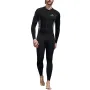 DIVE&SAIL Men Full Body Dive Skins Wetsuit UPF50+ Sun Protection Quick-drying One-piece Long Sleeve Diving Top Pant Front Zip Keep Warm Elastic Snorkeling Clothes for Surfing Swimming