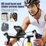 XANES 7-inch Bicycle Phone Holder Support TPU Touch Screen Waterproof Universal Bike GPS 360° Swivel Adjustable Motorcycle Cellphone Holder