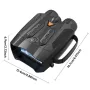 IPRee 4K Night Vision Binoculars HD 10X Zoom 3.0'' Large Screen 800M Night Range Goggle Hunting Telescope with Compass 5000mAH Flashlight for Camping