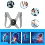 Intelligent induction vibration Back Support Adjustable Non-slip Posture Spinal Correction with LCD Display for Adults Children