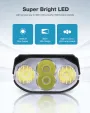Astrolux® BL02 BL04 LED 1200Lm 5Modes Dual Distance Beam Bike Light USB Rechargeable Support Wire Remote Switch Flashlight 5000mAh Power Bank Waterproof Front Light for Electric Bike Scooter