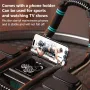 KALOAD 4 Wheel 6 Elbow Support Smart Brakes Abdominal Exerciser with Phone Holder Auto Silent Rebound Home Gym Fitness Equipment for Exercise Abs