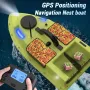 ZANLURE D19Y Smart GPS RC Fishing Bait Boat - 99 Positions | 600m Control | 4 Hoppers | 2KG Load | Night Light For Outdoor Fishing