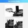 XANES 50-95mm Aluminum Alloy Bicycle Phone Holder 360° Rotatable Adjustable Extremely Firm Grip Mobile Handlebar Bracket for MTB Motorcycle Electric Vehicle