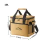 IPRee Outdoor Camping Large Capacity Picnic Aluminum Foil Insulated Box Handheld Cooler Fresh Box Crossbody Portable Picnic Lunch Bag