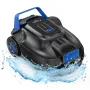 [US Direct] Vimily S1 Cordless Pool Robot Vacuum, Robotic Pool Rechargeable Cleaner for Above Ground & In-Ground Swimming Flat Pools, Lasts 120 Mins, Automatic Self-Parking & Obstacle Avoidance
