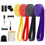 KALOAD 11pcs Heavy Duty Latex Resistance Band Exercise Elastic Band Set For Sport Strength Pull Up Assist Band Workout Pilates Fitness Equipment
