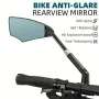 WEST BIKING HD Anti-Glare Bike Rearview Mirror 360° Rotation Adjustable Retractable Reflector for 20-23mm Bicycle Electric Scooter Handlebars