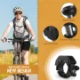 WEST BIKING 85 dB Mini Bicycle Bell Ring Fits 22.2-31.8mm Handlebars Clear Ringtone Aluminum Alloy Invisible Bell for MTB Cycling Safety