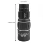 IPRee 16x52 Monoculars HD Powerful Long Distance Field of View Image Stabilization Waterproof For Wildlife Observation Hiking