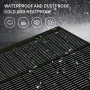 [US Direct] Poweronetek 100W Foldable Solar Panel Foldable 18V Conversion Waterproof Portable PV Panel For Power Sation Outdoor Charging Device TMB-SP100F