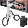 IPRee Foldable Tactical Medical Scissor Emergency Rescue Shear First Aid Kit Scissors Plier Outdoor Survival EDC Tool Gear