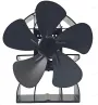 Energy Saving Fireplace 5 Blade Fireplace Quiet Safe Heat Powered Stove Fan Log Wood Burner Eco Friendly Fan-DY575J