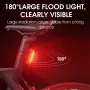 WEST BIKING 100LM Smart Brake Sensing Taillight Waterproof USB Charging COB LED Bike Rear Light for Outdoor Road MTB Night Riding Safety