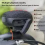 T&G Bike-specific Wireless Speaker 45mm Large Horn HiFi Sound bluetooth V5.3 Waterproof Fashion Portable Mini Outdoor Speaker with FM Radio for Cycling Riding Hiking