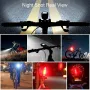 3 in 1 Smart Bike Headlight 800Lm Brightness 2000mAh Battery IP65 Waterproof with Speedometer Horn LED Bike Lamp Cycling Flashlight