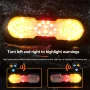 BIKIGHT 2 in 1 Wireless Remote Warning Turn Bike Taillight 5 Iighting Modes 70dB Loud Bell 1200mAh Battery Type-C Rechargeable Safe Smart Rear Light with Horn for Giant Samebike Ibis MTB Bike Night Cycling Riding