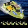 ZANLURE D19Y Smart GPS RC Fishing Bait Boat - 99 Positions | 600m Control | 4 Hoppers | 2KG Load | Night Light For Outdoor Fishing