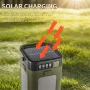 IPRee Portable Solar Camping Lantern LED Rechargeable Outdoor Hanging Tent Lamp Folding LED With Hook Emergency Camping Light