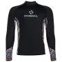 DIVE&SAIL Men's Diving Tight Long Sleeve T-shirt UPF50+ UV Protection Quick-drying High Elastic Pull-over Professional Floatsuit Top for Surfing Swimming