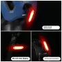 WEST BIKING 60LM 1000m Visibility Bicycle Taillight USB Rechargeable 360° Rotation Adjustment 6 Mode Flash Warning Lamp Waterproof Bike Rear Light for MTB Outdoor Night Cycling Safety