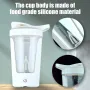 IPRee 450ml Automatic Stirring Coffee Cup Portable Electric Mixing Coffee Mug Rechargeable Coffee Soy Milk Mixer for Travel