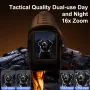 IPRee Monocular Night Vision Device 1080P HD Infrared Camera 16X Digital Light Zoom Telescope with 2 inch TFT Screen Support Photo and Video Recording