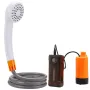 IPRee 3.5-4.5L/min Outdoor Camping Shower Portable Electric Shower Pump IPX7 with LED Light for Camping Backpacking Beach Pet Watering