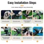 BIKIGHT 8 LED Bike Headlight 900Lm Brightness Dual Distance Beams 4000mAh Battery USB Rechargeable IPX6 Waterproof Rotatable Flashlight for Cycling Camping Fishing